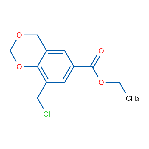 Ethyl 8-(chloromethyl)-4H-benzo[d][1,3]dioxine-6-carboxylate 1g