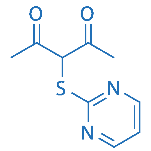 3-(Pyrimidin-2-ylthio)pentane-2,4-dione 1g