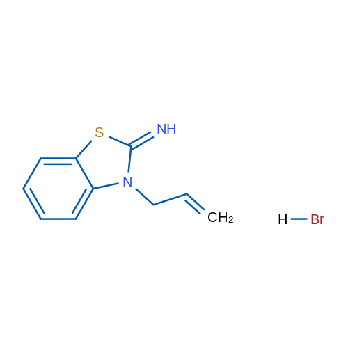 3-allylbenzo[d]thiazol-2(3H)-imine hydrobromide 1g