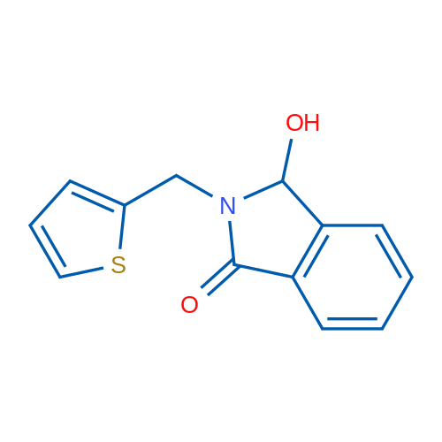 3-Hydroxy-2-[(thiophen-2-yl)methyl]-2,3-dihydro-1H-isoindol-1-one 1g
