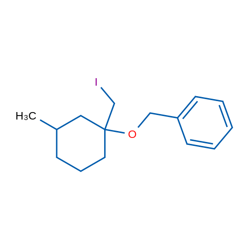 ({[1-(iodomethyl)-3-methylcyclohexyl]oxy}methyl)benzene 1g
