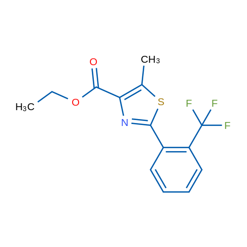 EThyl 5-methyl-2-(2-(trifluoromethyl)phenyl)thiazole-4-carboxylate 1g