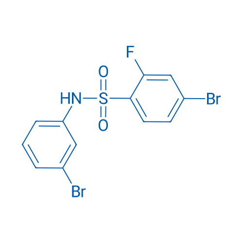 4-Bromo-N-(3-bromophenyl)-2-fluoro-benzenesulfonamide 1g