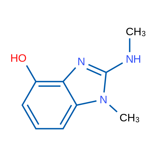 1-Methyl-2-(methylamino)-1H-benzo[d]imidazol-4-ol 1g