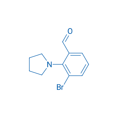 3-Bromo-2-(pyrrolidin-1-yl)benzaldehyde 1g