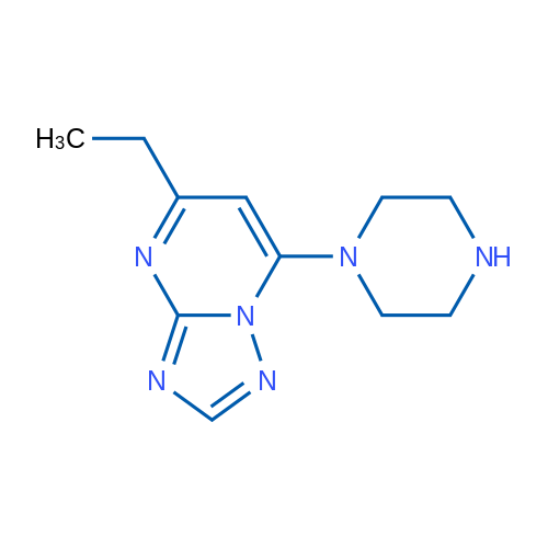 5-Ethyl-7-(piperazin-1-yl)-[1,2,4]triazolo[1,5-a]pyrimidine 1g