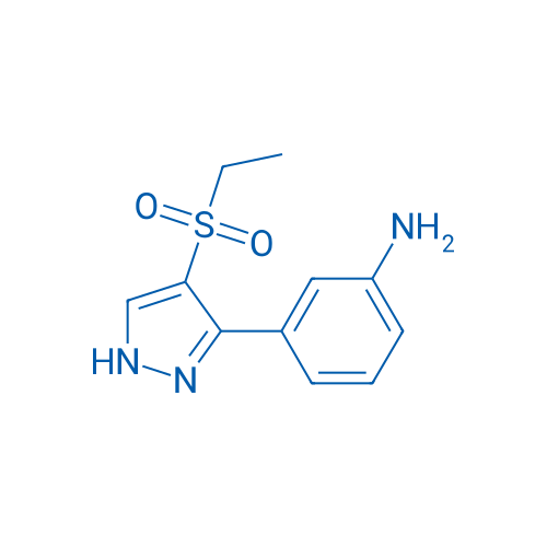 3-(4-(Ethylsulfonyl)-1H-pyrazol-3-yl)aniline 1g