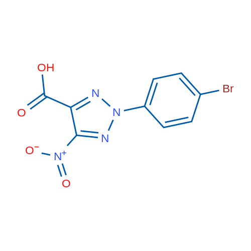 2-(4-Bromophenyl)-5-nitro-2H-1,2,3-triazole-4-carboxylic acid 1g