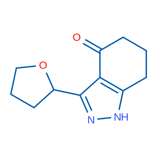3-(Tetrahydrofuran-2-yl)-6,7-dihydro-1H-indazol-4(5H)-one 1g
