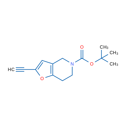tert-Butyl 2-ethynyl-6,7-dihydrofuro[3,2-c]pyridine-5(4H)-carboxylate 1g