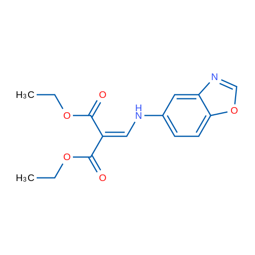 1,3-Diethyl 2-{[(1,3-benzoxazol-5-yl)amino]methylidene}propanedioate 1g