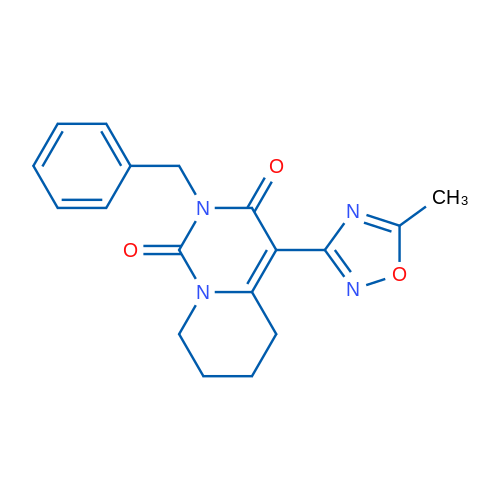 2-Benzyl-4-(5-methyl-1,2,4-oxadiazol-3-yl)-1H,2H,3H,5H,6H,7H,8H-pyrido[1,2-c]pyrimidine-1,3-dione 1g