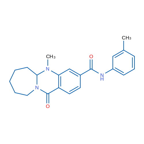 5-Methyl-N-(3-methylphenyl)-12-oxo-5H,5aH,6H,7H,8H,9H,10H,12H-azepino[2,1-b]quinazoline-3-carboxamide 1g