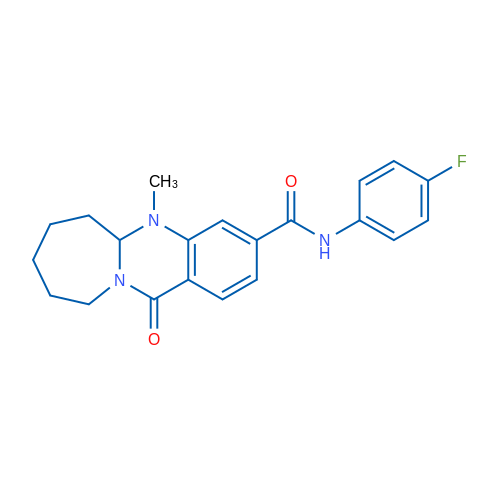 N-(4-Fluorophenyl)-5-methyl-12-oxo-5H,5aH,6H,7H,8H,9H,10H,12H-azepino[2,1-b]quinazoline-3-carboxamide 1g