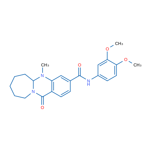 N-(3,4-Dimethoxyphenyl)-5-methyl-12-oxo-5H,5aH,6H,7H,8H,9H,10H,12H-azepino[2,1-b]quinazoline-3-carboxamide 1g
