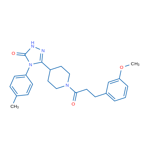 3-{1-[3-(3-methoxyphenyl)propanoyl]piperidin-4-yl}-4-(4-methylphenyl)-4,5-dihydro-1H-1,2,4-triazol-5-one 1g