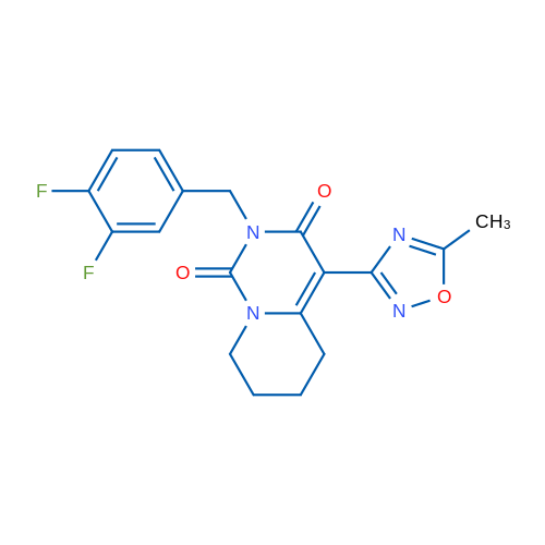 2-[(3,4-Difluorophenyl)methyl]-4-(5-methyl-1,2,4-oxadiazol-3-yl)-1H,2H,3H,5H,6H,7H,8H-pyrido[1,2-c]pyrimidine-1,3-dione 1g