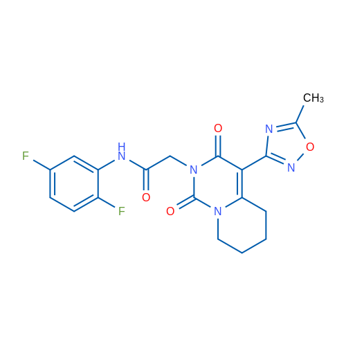 N-(2,5-Difluorophenyl)-2-[4-(5-methyl-1,2,4-oxadiazol-3-yl)-1,3-dioxo-1H,2H,3H,5H,6H,7H,8H-pyrido[1,2-c]pyrimidin-2-yl]acetamide 1g