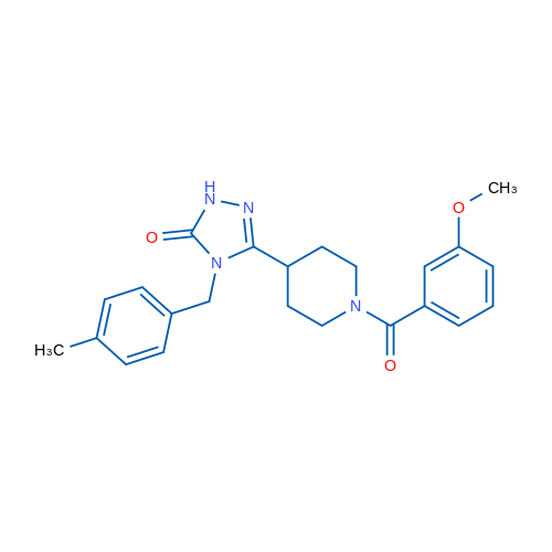 3-[1-(3-Methoxybenzoyl)piperidin-4-yl]-4-[(4-methylphenyl)methyl]-4,5-dihydro-1H-1,2,4-triazol-5-one 1g
