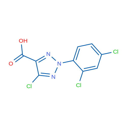 5-Chloro-2-(2,4-dichlorophenyl)-2H-1,2,3-triazole-4-carboxylic acid 1g