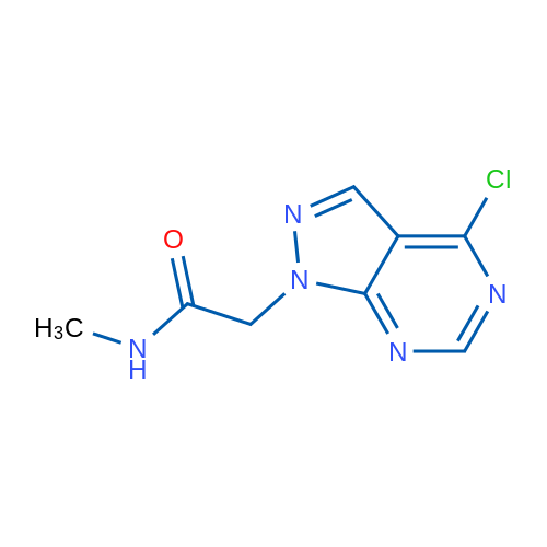2-(4-Chloro-1H-pyrazolo[3,4-d]pyrimidin-1-yl)-N-methylacetamide 1g