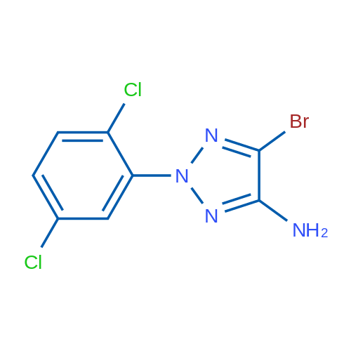 5-Bromo-2-(2,5-dichlorophenyl)-2H-1,2,3-triazol-4-amine 1g