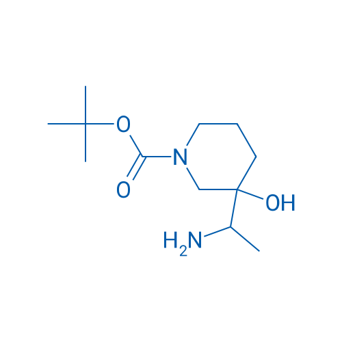 tert-Butyl 3-(1-aminoethyl)-3-hydroxypiperidine-1-carboxylate 1g