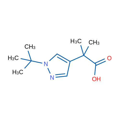 2-(1-tert-Butyl-1H-pyrazol-4-yl)-2-methylpropanoic acid 1g