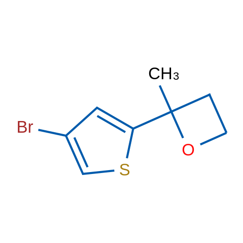 2-(4-Bromothiophen-2-yl)-2-methyloxetane 1g