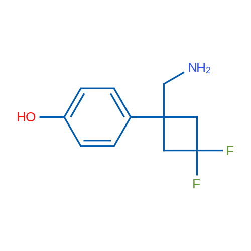 4-[1-(Aminomethyl)-3,3-difluorocyclobutyl]phenol 1g