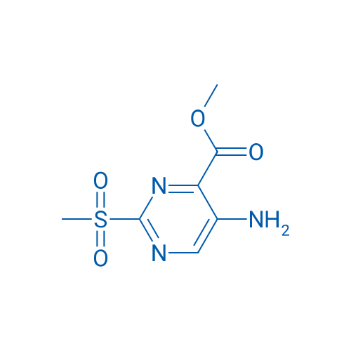 Methyl 5-amino-2-(methylsulfonyl)pyrimidine-4-carboxylate 1g