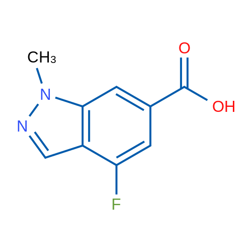 4-Fluoro-1-methyl-1H-indazole-6-carboxylic acid 1g