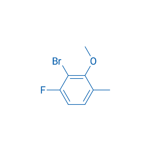 2-Bromo-1-fluoro-3-methoxy-4-methylbenzene 250mg