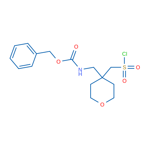 Benzyl N-({4-[(chlorosulfonyl)methyl]oxan-4-yl}methyl)carbamate 1g