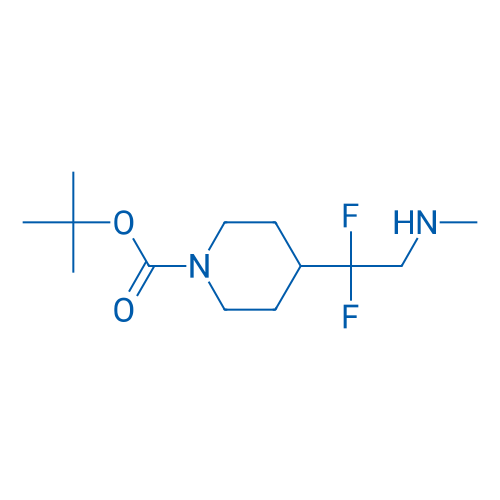 tert-Butyl 4-[1,1-difluoro-2-(methylamino)ethyl]piperidine-1-carboxylate 1g