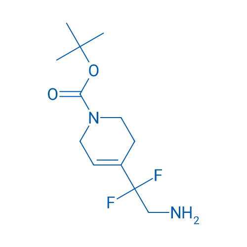 tert-Butyl 4-(2-amino-1,1-difluoroethyl)-3,6-dihydropyridine-1(2H)-carboxylate 250mg