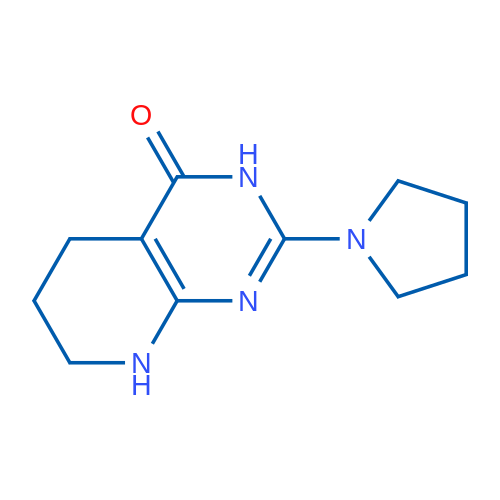 2-(Pyrrolidin-1-yl)-5,6,7,8-tetrahydropyrido[2,3-d]pyrimidin-4(3H)-one 1g