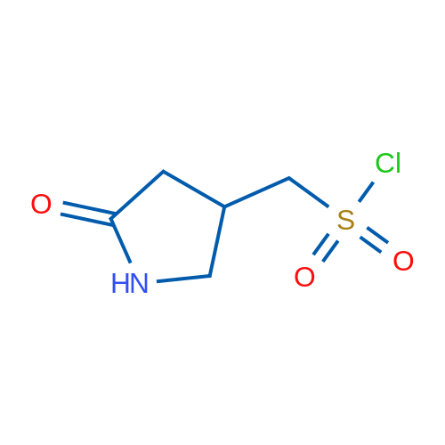 (5-Oxopyrrolidin-3-yl)methanesulfonyl chloride 1g
