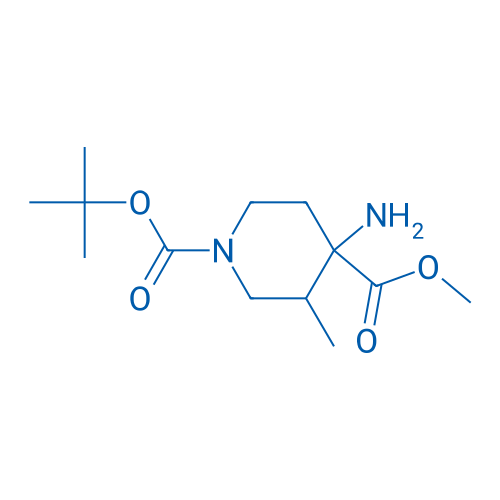 1-(tert-Butyl) 4-methyl 4-amino-3-methylpiperidine-1,4-dicarboxylate 250mg