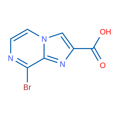 8-Bromoimidazo[1,2-a]pyrazine-2-carboxylic acid 1g