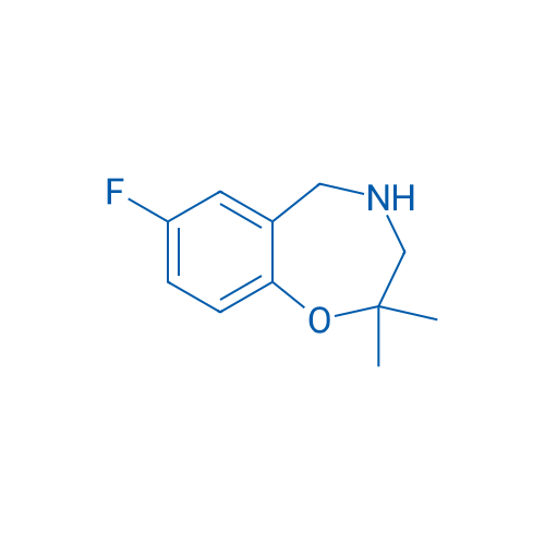 7-Fluoro-2,2-dimethyl-2,3,4,5-tetrahydrobenzo[f][1,4]oxazepine 1g