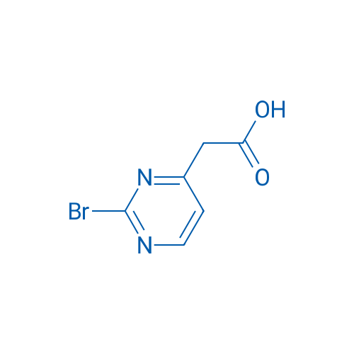 2-(2-Bromopyrimidin-4-yl)acetic acid 250mg