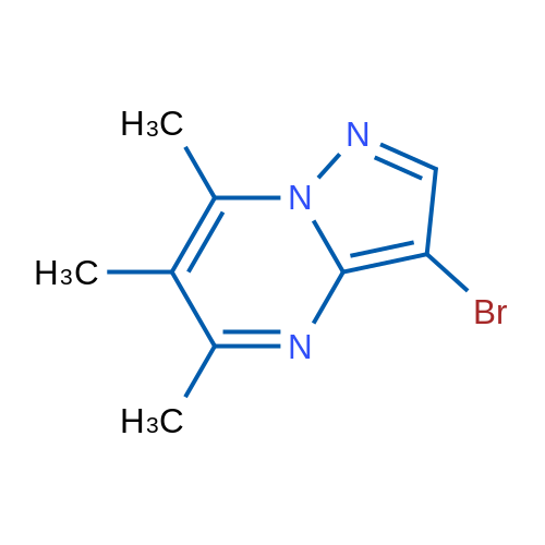 3-Bromo-5,6,7-trimethylpyrazolo[1,5-a]pyrimidine 1g