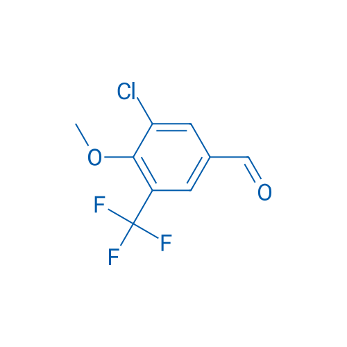 3-Chloro-4-methoxy-5-(trifluoromethyl)benzaldehyde 250mg
