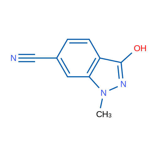 3-Hydroxy-1-methyl-1H-indazole-6-carbonitrile 1g