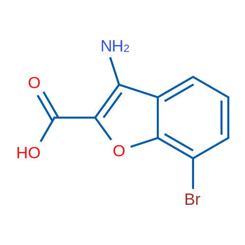 3-Amino-7-bromobenzofuran-2-carboxylic acid 1g