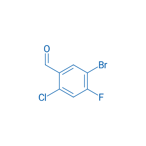 5-Bromo-2-chloro-4-fluorobenzaldehyde 250mg