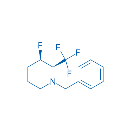 (2S,3R)-1-Benzyl-3-fluoro-2-(trifluoromethyl)piperidine 1g