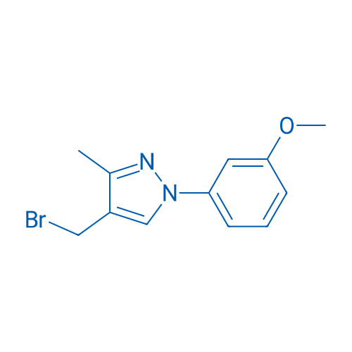 4-(Bromomethyl)-1-(3-methoxyphenyl)-3-methyl-1H-pyrazole 1g