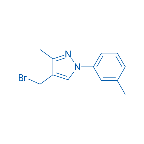 4-(Bromomethyl)-3-methyl-1-(3-methylphenyl)-1H-pyrazole 1g